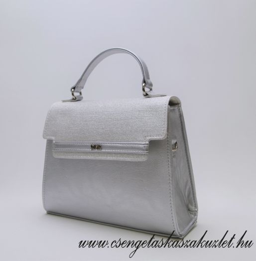 Diva ezüstszínű női táska large
