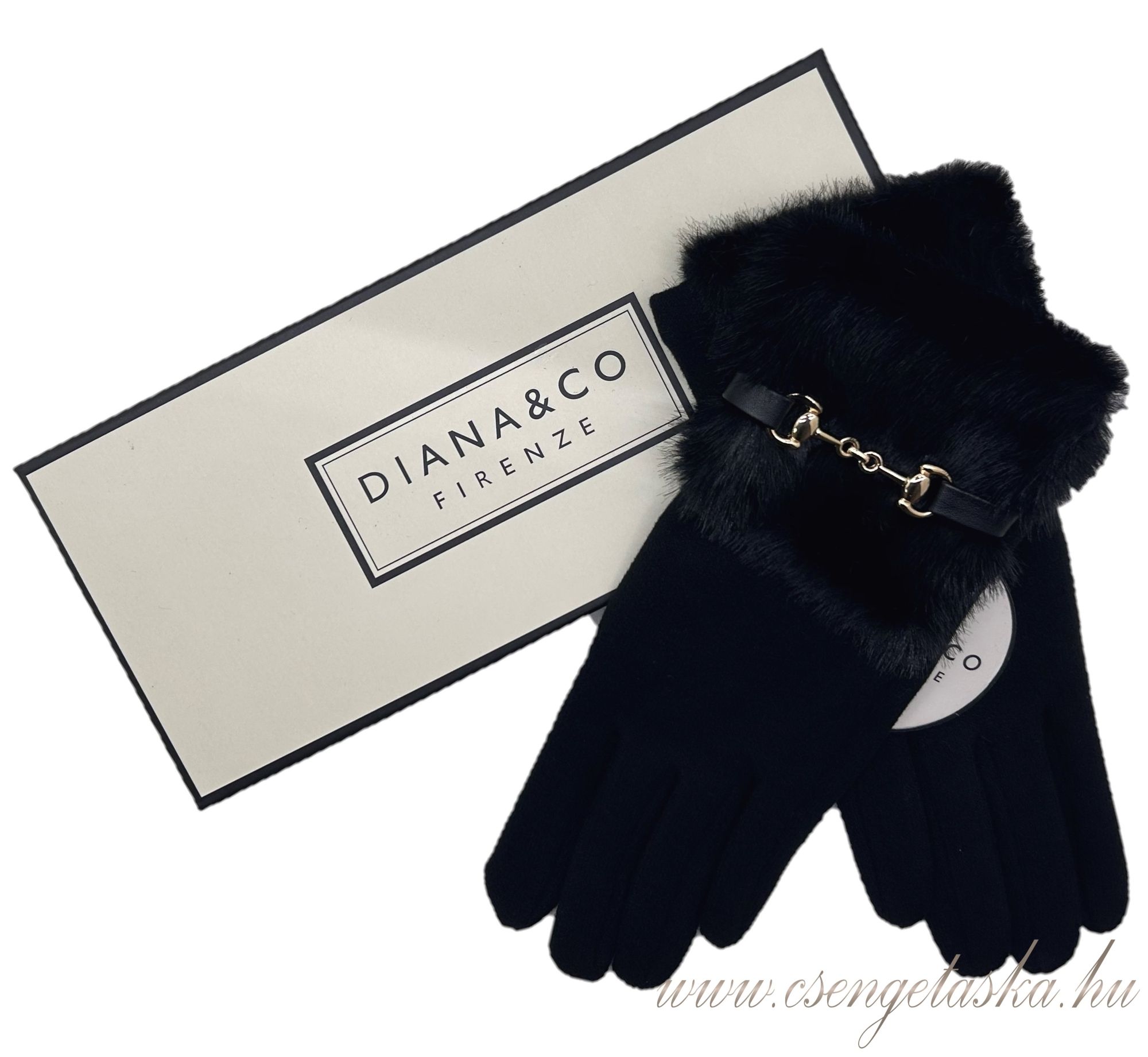 Diana&Co női kesztyű black